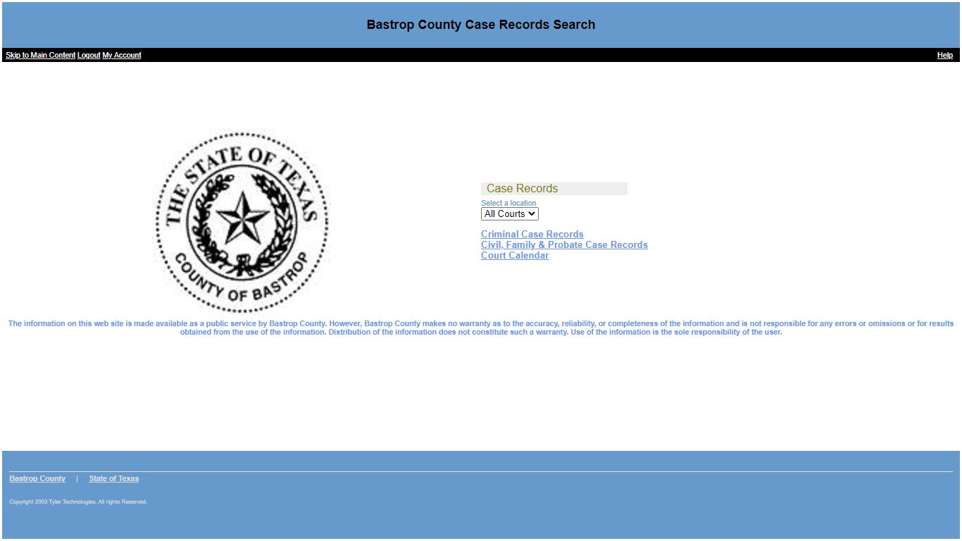 Object moved - Bastrop County, Texas